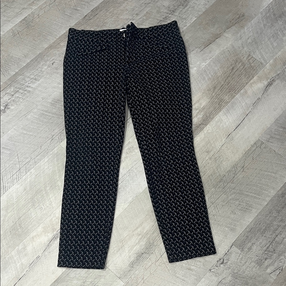 Black and White Patterned Pants